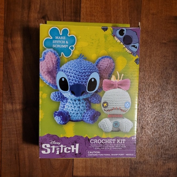 Disney Other Stitch And Scrump Crochet Kit Poshmark